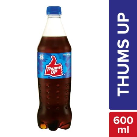 Thums Up Soft Drink, 600 ml Bottle