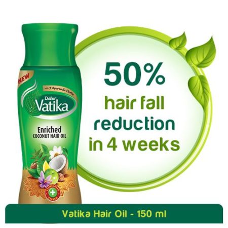 Dabur Vatika - Enriched Coconut Hair Oil, 150 ml