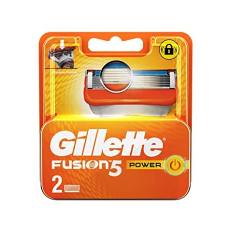 Gillette Fusion - Manual Shaving Razor Blades - Cartridge, 2 pcs