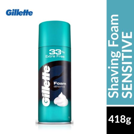 Gillette - Pre Shave Foam - Classic Sensitive Skin, 418 g