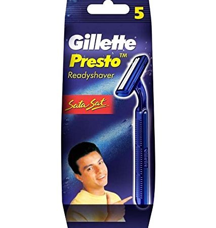 Gillette Presto - Sata Sat Disposable - Razor, 5 pcs