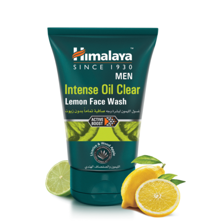 Himalaya Men Intense Oil Clear - Lemon Face Wash, 100 ml