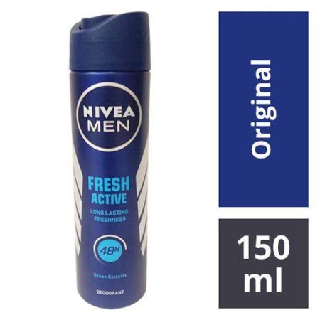 Nivea Deodorant - Fresh Active, 150 ml Bottle
