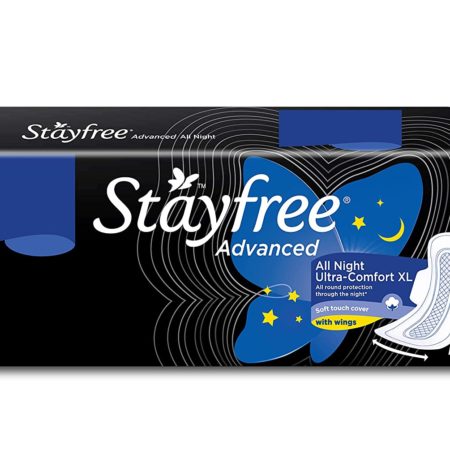 STAYFREE Advanced - All Night X - Large Sanitary Napkins, 28 Pads