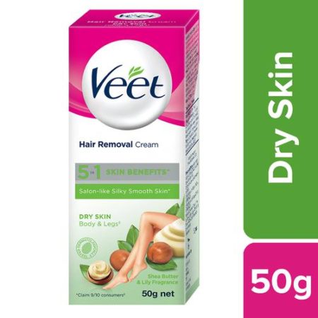 Veet Hair Removal Cream - Dry Skin, 50 g