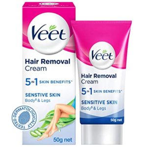 Veet Hair Removal Cream - Sensitive Skin, 50 g