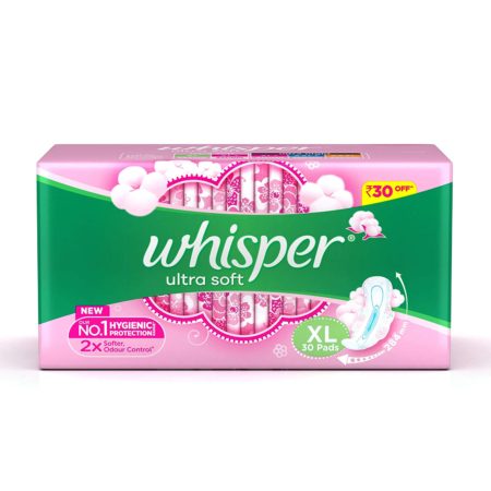 Whisper Ultra Soft Air Fresh - Sanitary XL, 30 pcs Pads
