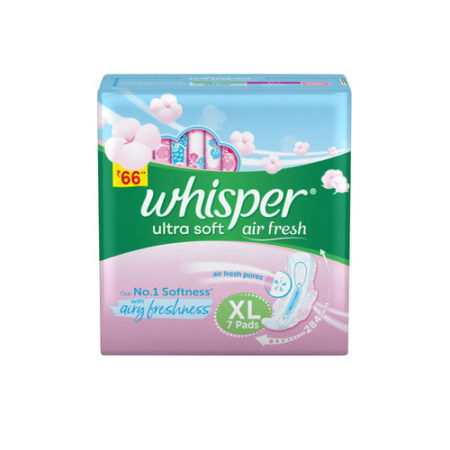 Whisper Ultra Soft Air Fresh - Sanitary XL, 7 pcs Pads
