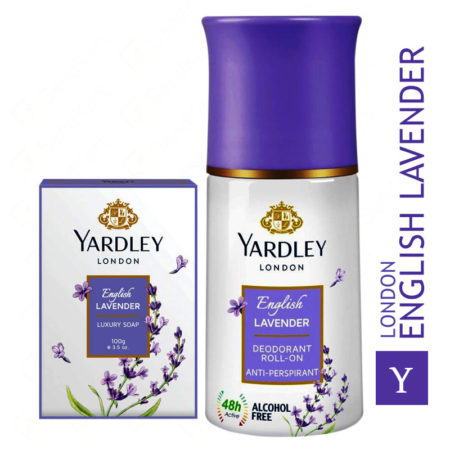 Yardley London English Lavender Deodorant Roll On Antiperspirant - For Women, 50 ml