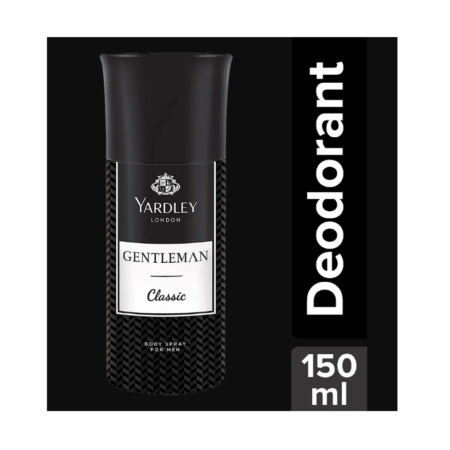 Yardley London Gentleman Classic Deodorant - For Men, 150 ml