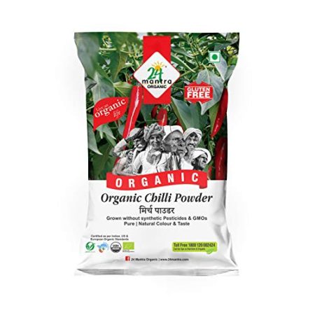 24 Mantra Organic - Chilli Powder, 100 g Pouch