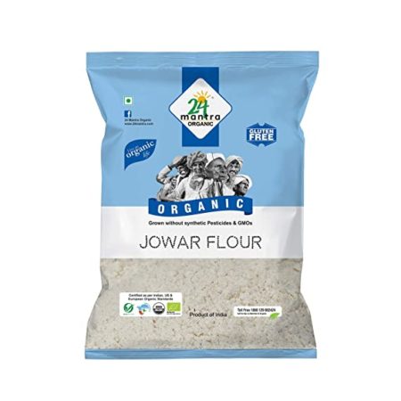 24 Mantra Organic - Jowar Flour, 500 g Pouch