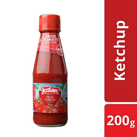 Kissan Fresh - Tomato Ketchup, 200 g Bottle