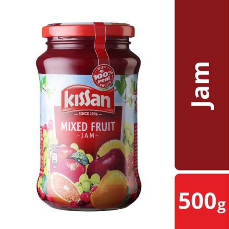 Kissan Mixed - Fruit Jam, 500 g Bottle