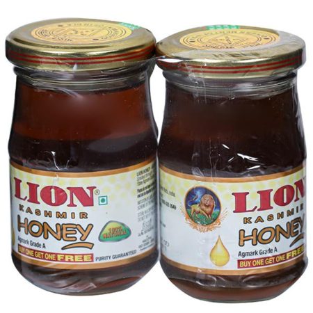 Lion Honey - Kashmir, 250 g Jar (Buy 1 Get 1)
