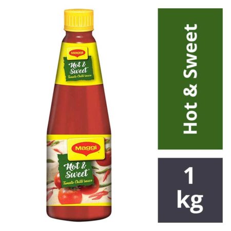 MAGGI Hot & Sweet Tomato - Chilli Sauce Bottle, 1 kg Bottle