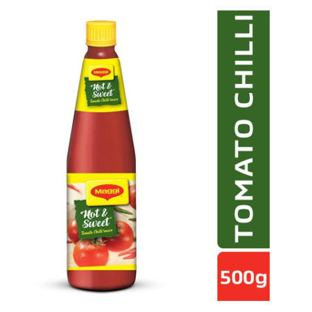 MAGGI Hot & Sweet Tomato - Chilli Sauce Bottle, 500 g Bottle