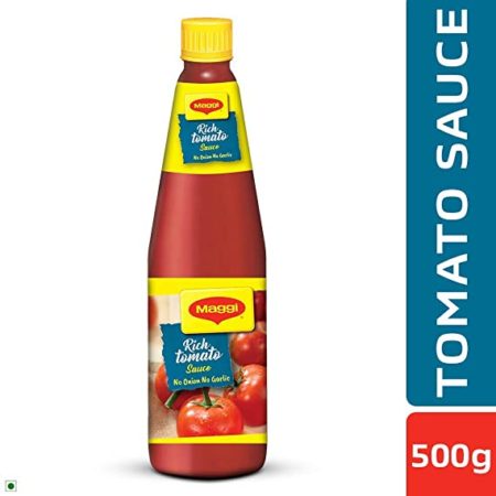 MAGGI Tomato Sauce - No Onion No Garlic, 500 g Bottle
