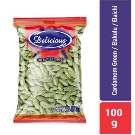 Cardamom Green / Elakulu / Elaichi, 100 g Pouch