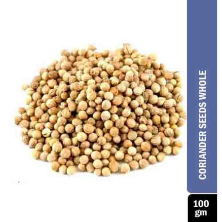 Coriander Seeds - Dhania Whole, 100 g Pouch