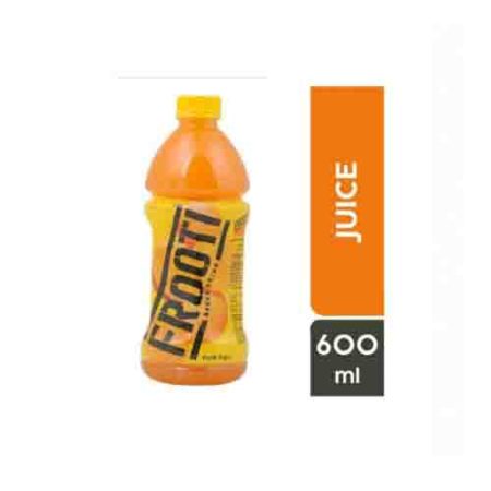 Frooti Drink - Fresh Juicy Mango, 600 ml Bottle