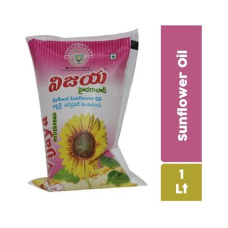 Vijaya Refined Sunflower Oil 1 L Pouch